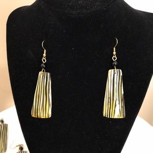 Handmade earrings With up cycled materials